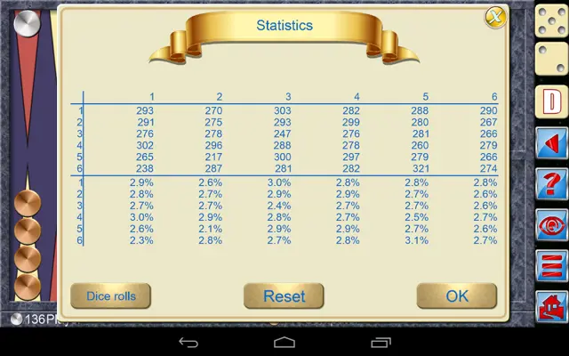 Backgammon V+ android App screenshot 1