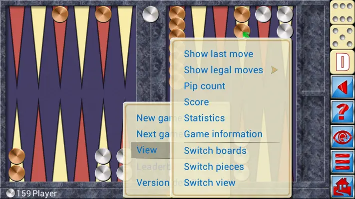 Backgammon V+ android App screenshot 7